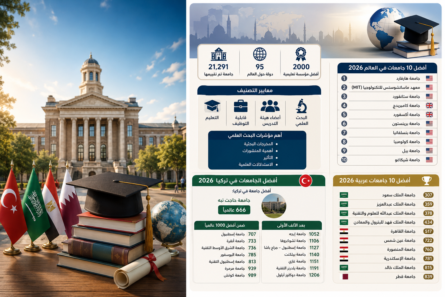 انفوجراف : أفضل جامعات العالم 2026