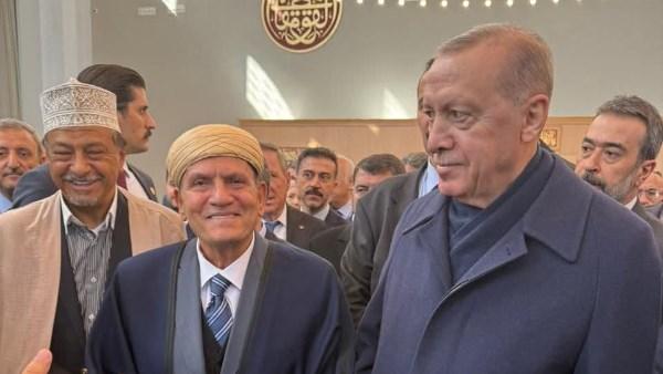 الرئيس التركي رجب طيب أردوغان والشيخ أحمد نعينع